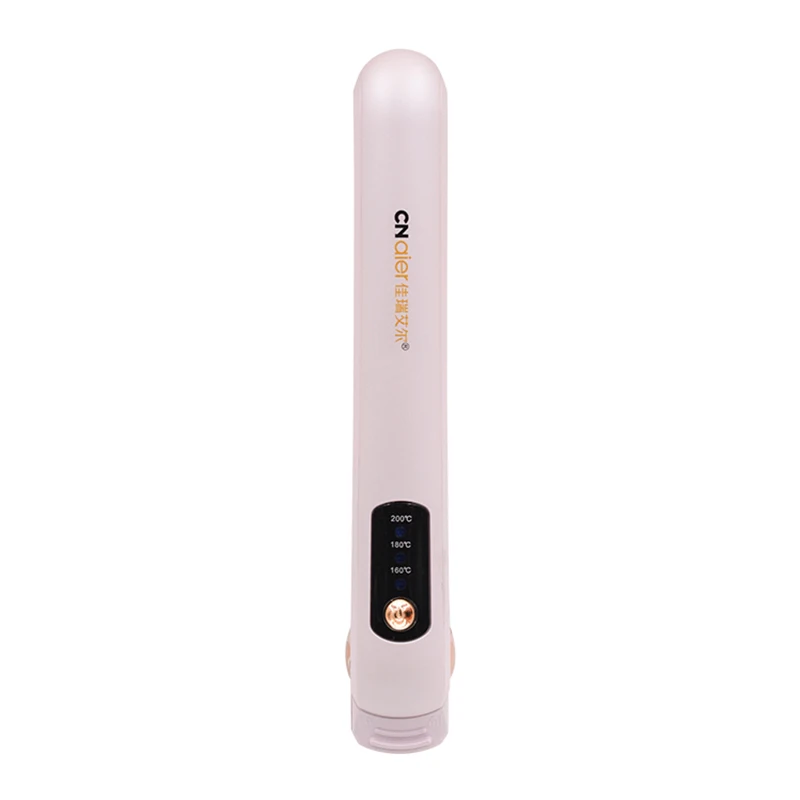 Amazon Popular ultrasonic infrared cold plate hair straightener Rechargeable Hair Straightener