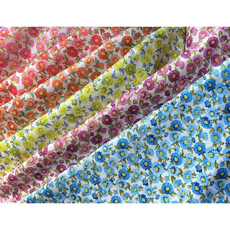 Hot Sale Peach Skin Customized Waterproof Twill Printed Microfiber Polyester Fabric for Home Textiles