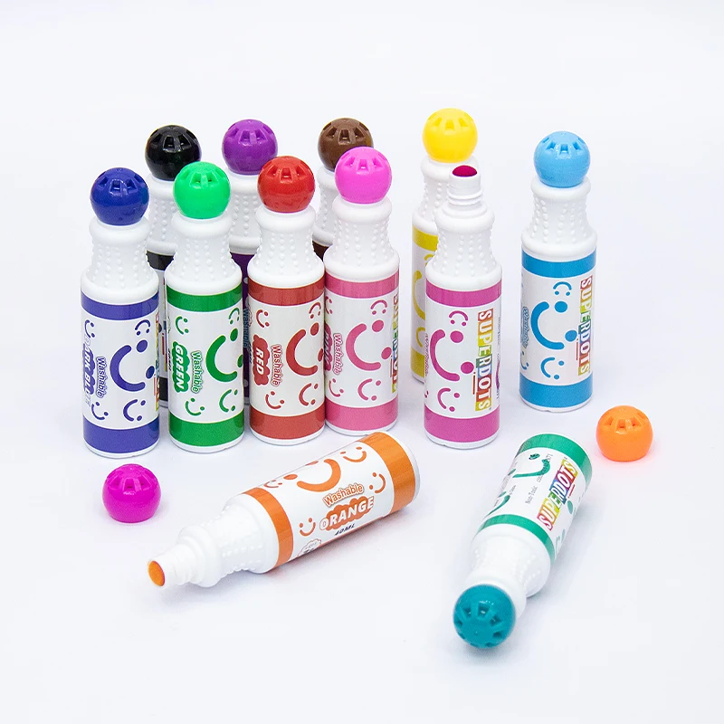 Wholesale OEM KIDS washable bingo dot graffiti Markers Painting set for children DIY drawing toys