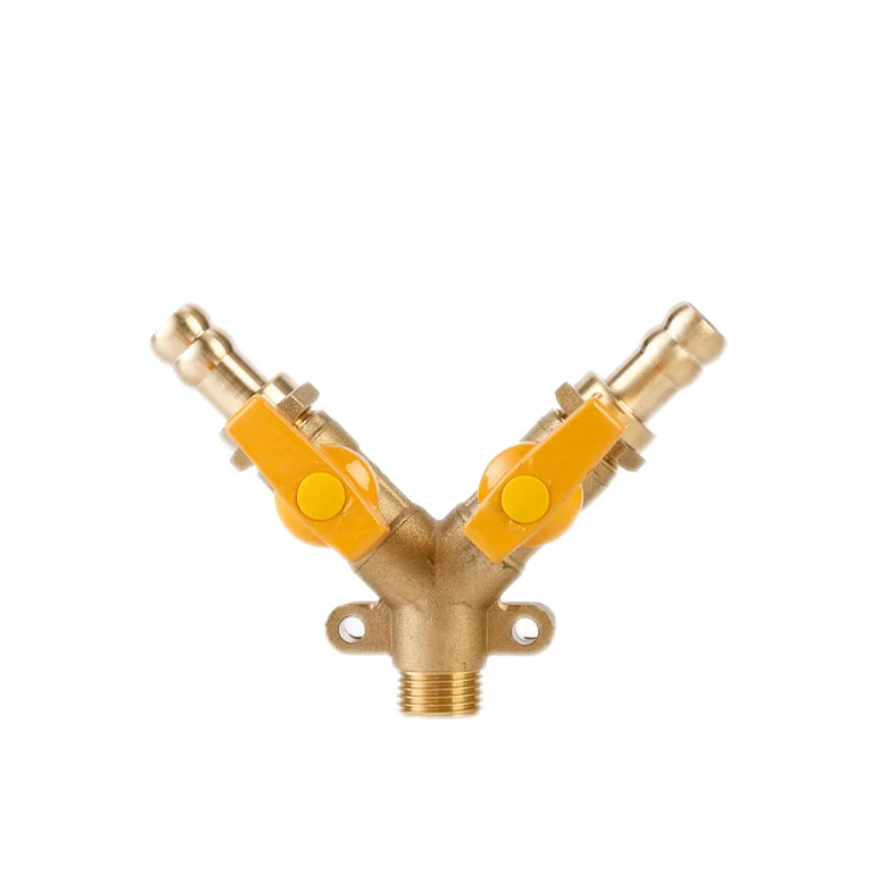 High Quality Brass Gas Can Connector Valve Switch Manual Power Needle Structure Water General Application OEM Gas Cooker