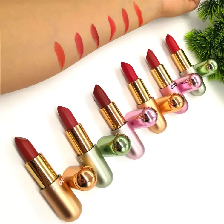 Mini high quality lipstick Tubes Red Matte Lipstick Fancy Glossy Lip Gloss Private Label