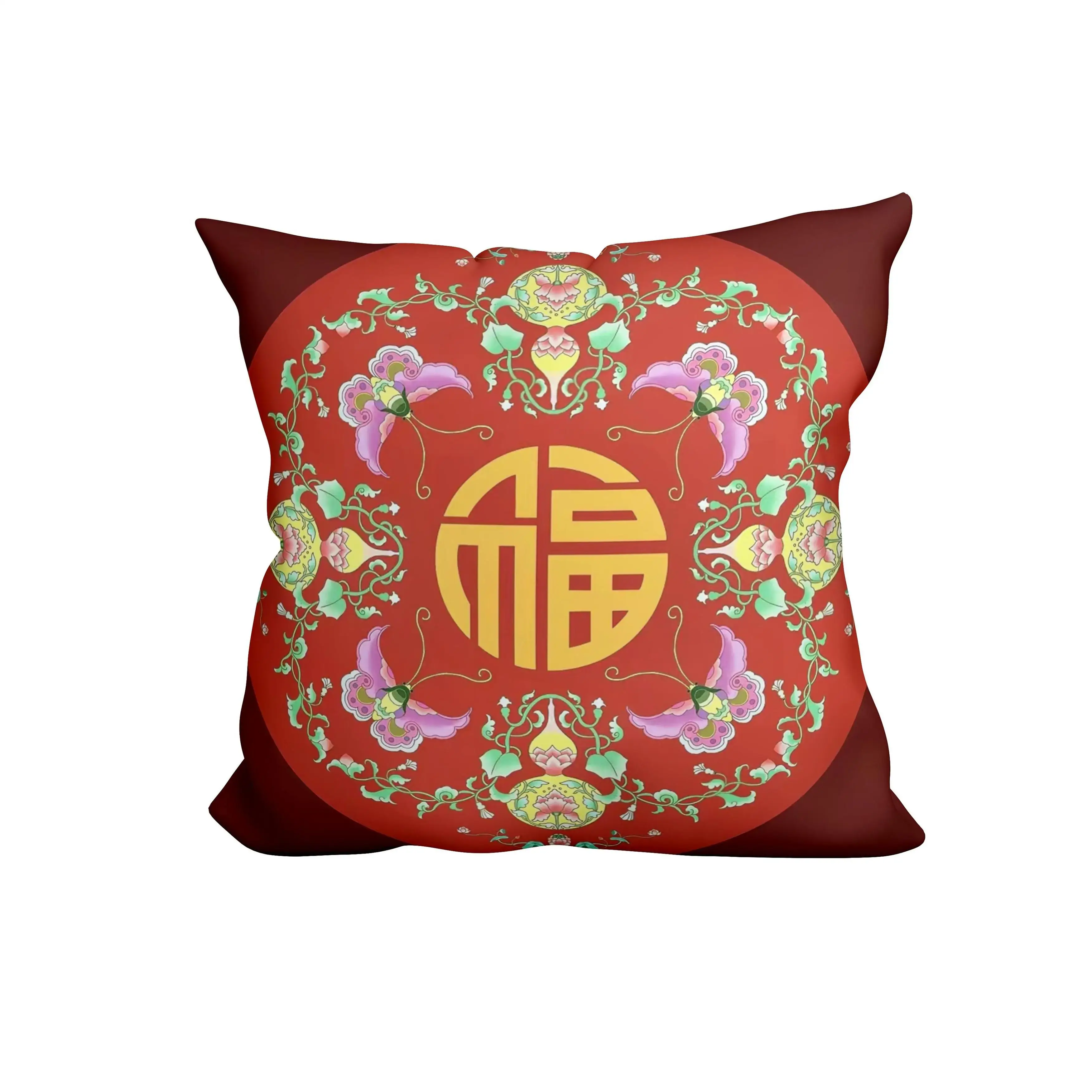 Custom Cushion Cases Soft Geometric 100% Polyester  Polyester Cotton Anti-Bacteria Air-permeable pillowcase
