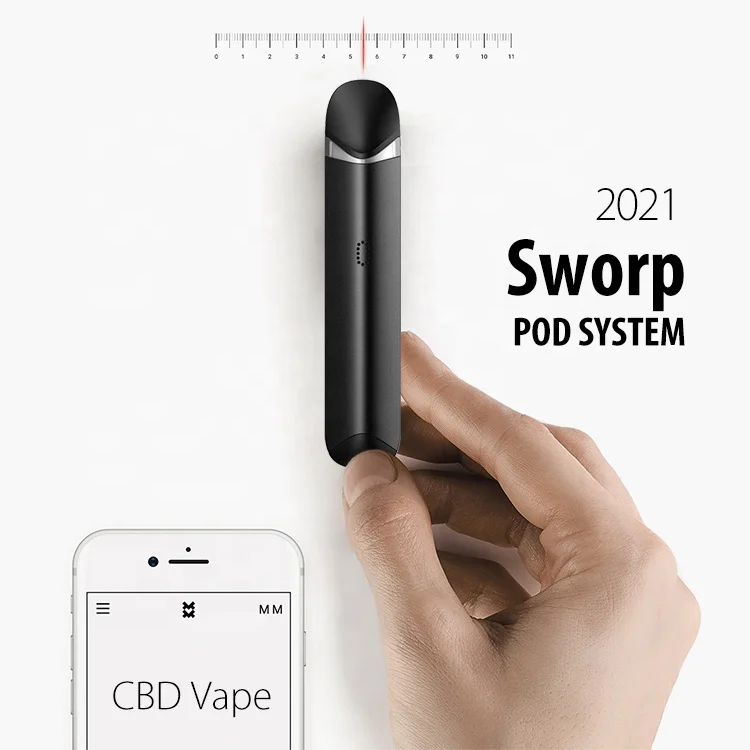 
Next Vapor BTBE 2021 Wholesale Sworp 1.0mL CBD Vape Pod System Refillable Vapers Smoke 