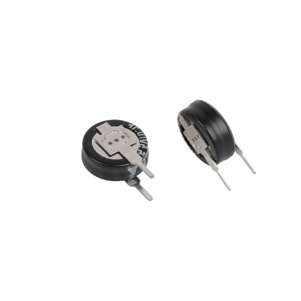 Stock 5.5V 0.1f Super Capacitor V Type High Quality Ultracapacitor 0.1F5.5v 9.5*5.0mm Farad Capacitor for Smart Home