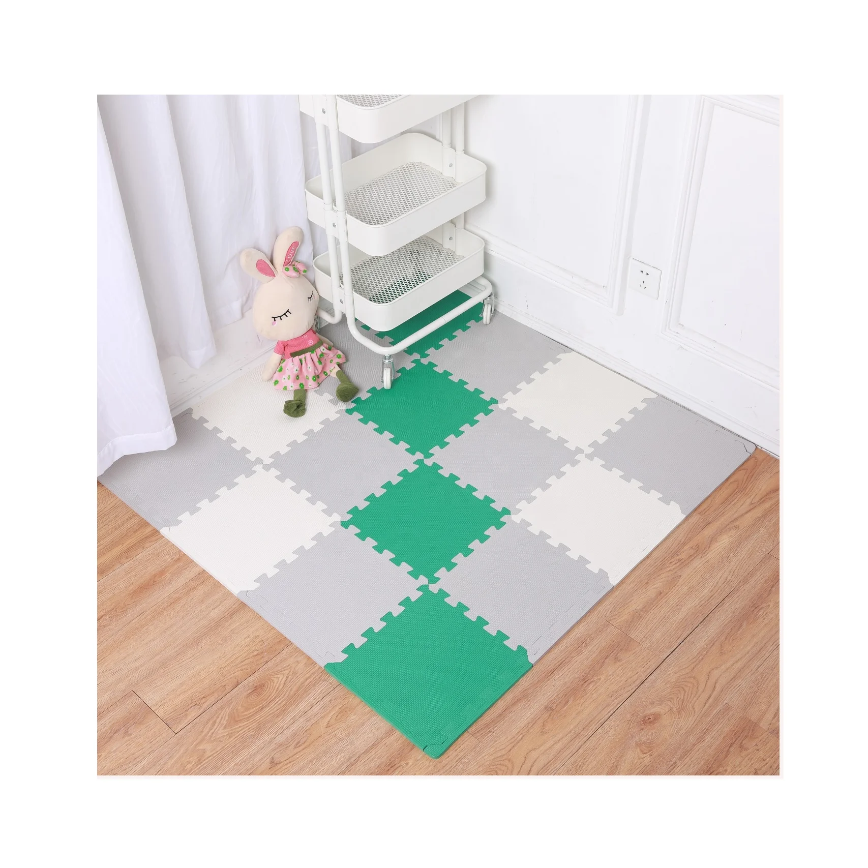 
16pcs Non Toxic Baby Play Mat Soft Foam Puzzle Mat 12x12