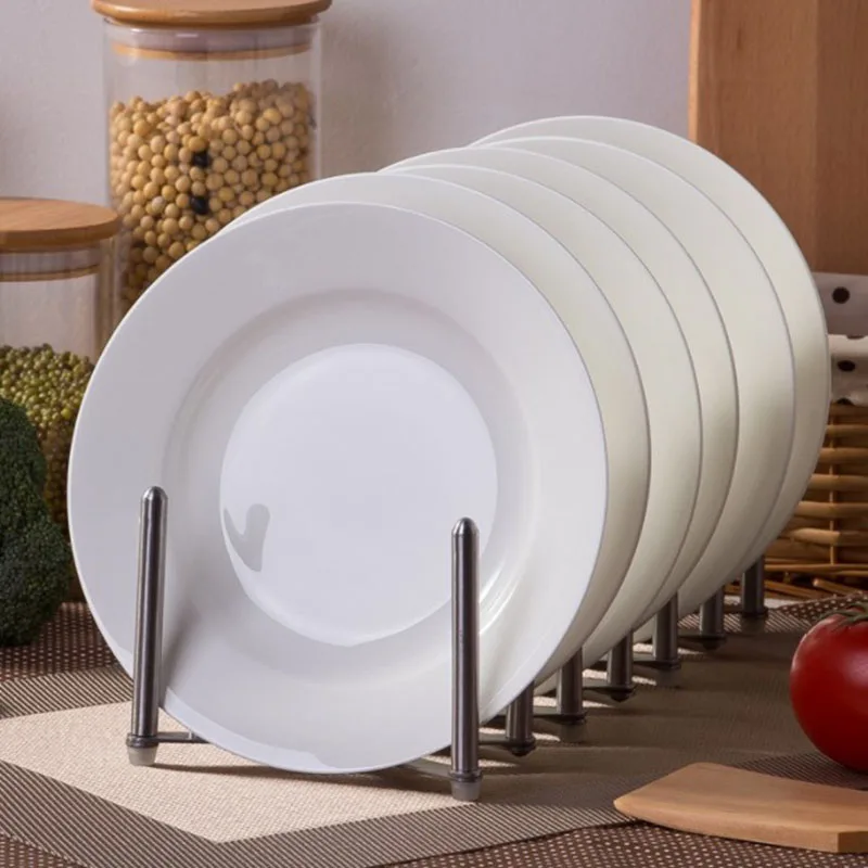 Wholesale Ceramic Plates Flat White Porcelain Ceramic Dinner Plate for Restaurant