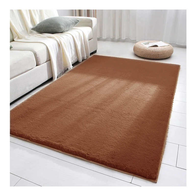 Hot sale living room carpet soft Faux Rabbit Fur carpet rug fluffy luxury carpet for Home Decoration