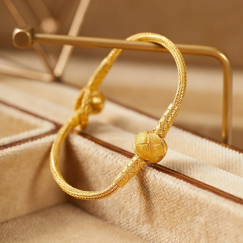 Antique Boho Vintage Gypsy Tribal Indian Oxidized Gold Plated Bracelets Bangle Set Jewelry