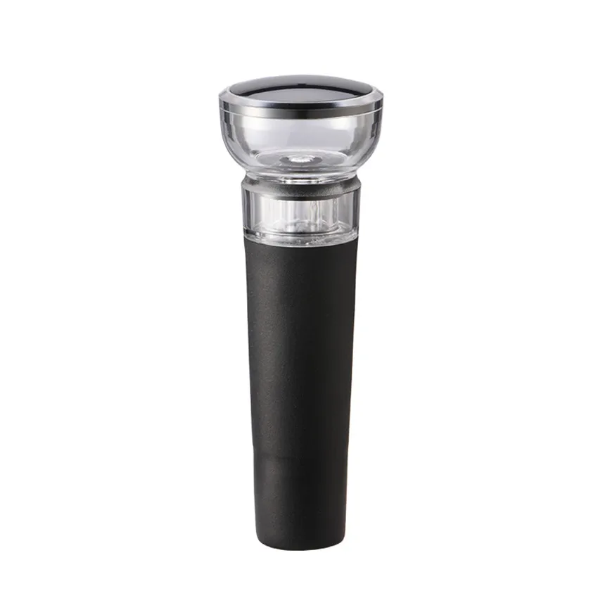 
Hot Sale High Quality Drop type Black Silicone Wine Stopper Bar Accessory 