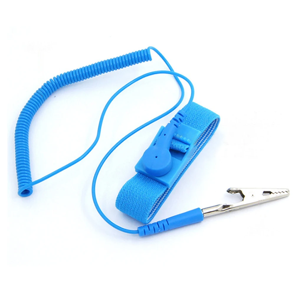 ESD Wrist Wtrap Elastic Anti Static Adjustable Wrist Band Anti-static Bracelets Antistatic Grounding Cord ESD Wrist Strap