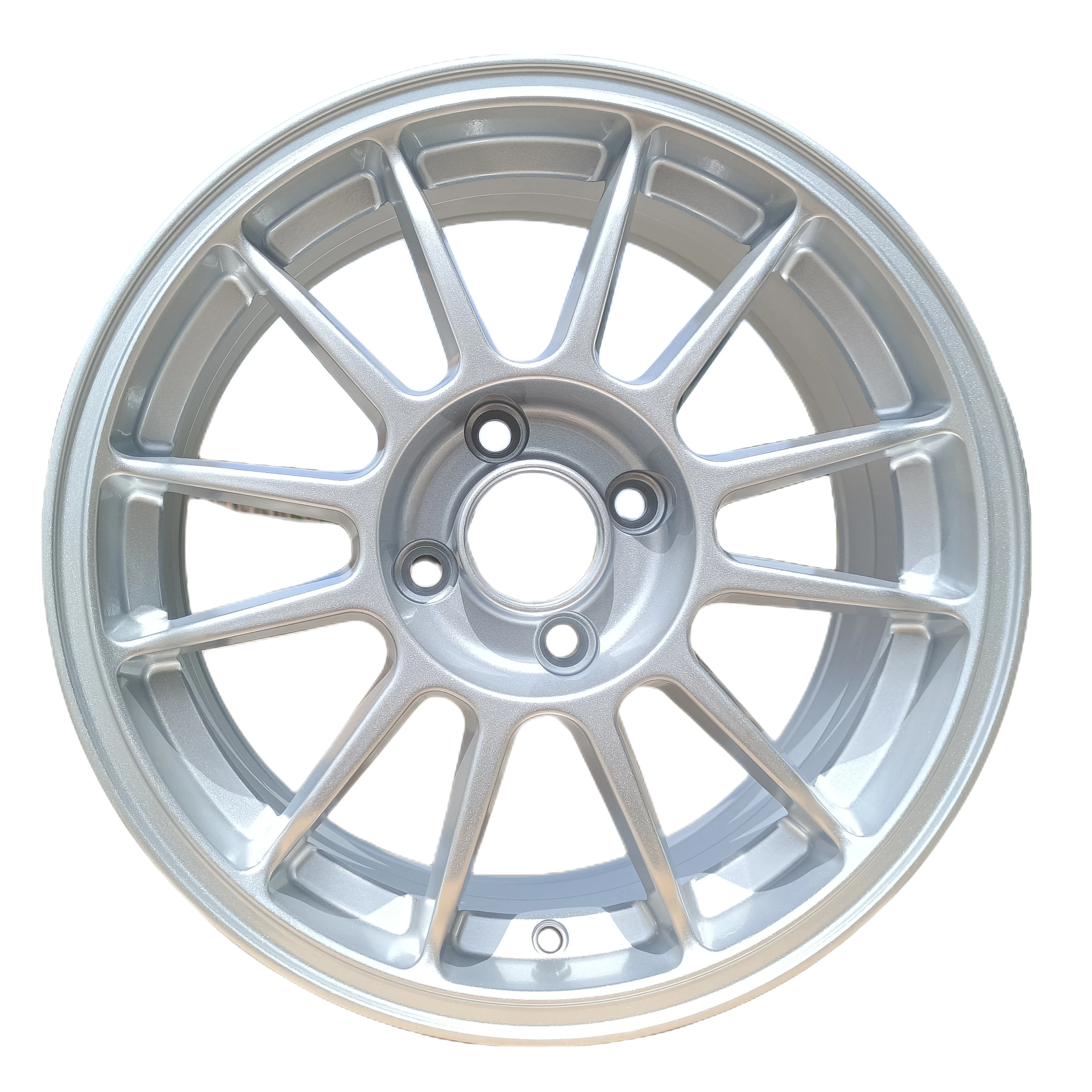 Mesh Silver Painting 15X7.0 Inch Multi Spokes Alloy Casting Low Pressure Produce Wheels Rims