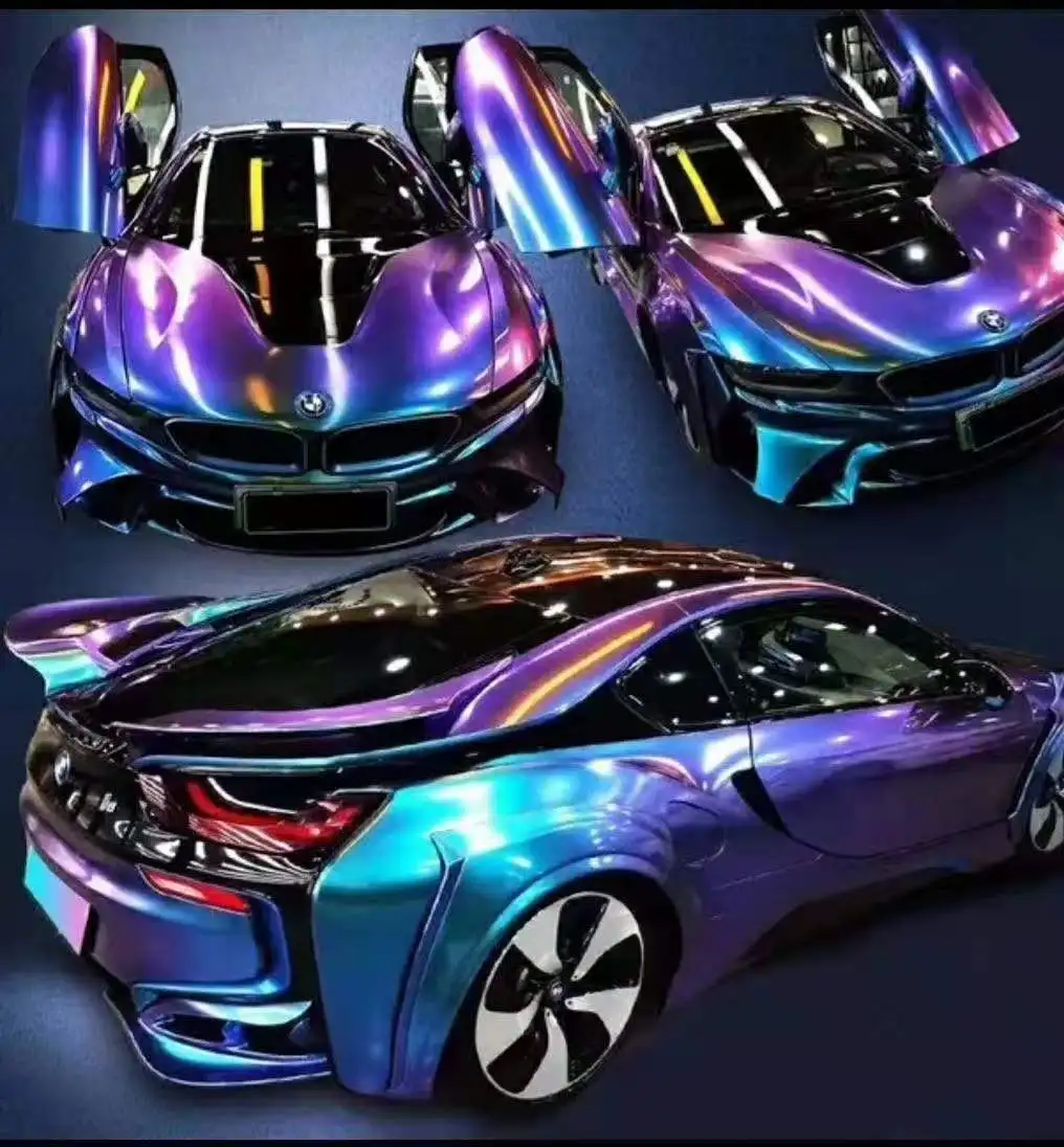 
Green Chameleon Color Changed Epoxy Resin Chameleon Car Paint Powder Pigment 