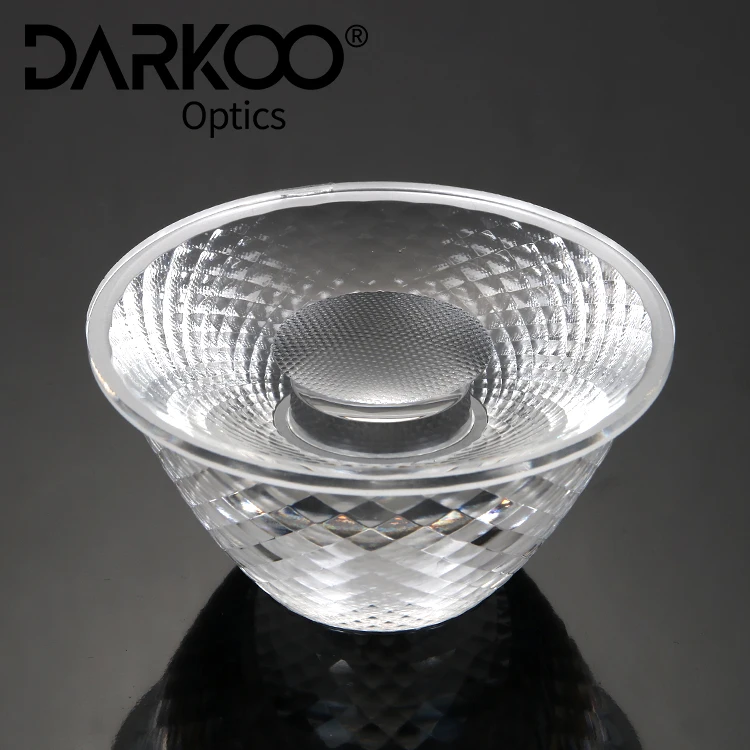 Spot Track Lighting Optical Manufacturer Lens Round Plastic Led Light Lens Custom 30-Deg Angle 3030 24 Degree 5050 Pc Light Lens