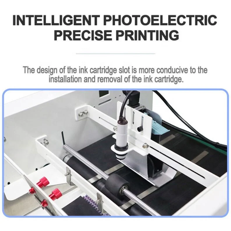 Automatic Carton Box Friction Feeder Plastic Bags Counting Paging Machine for Date Serial Number Inkjet Printer