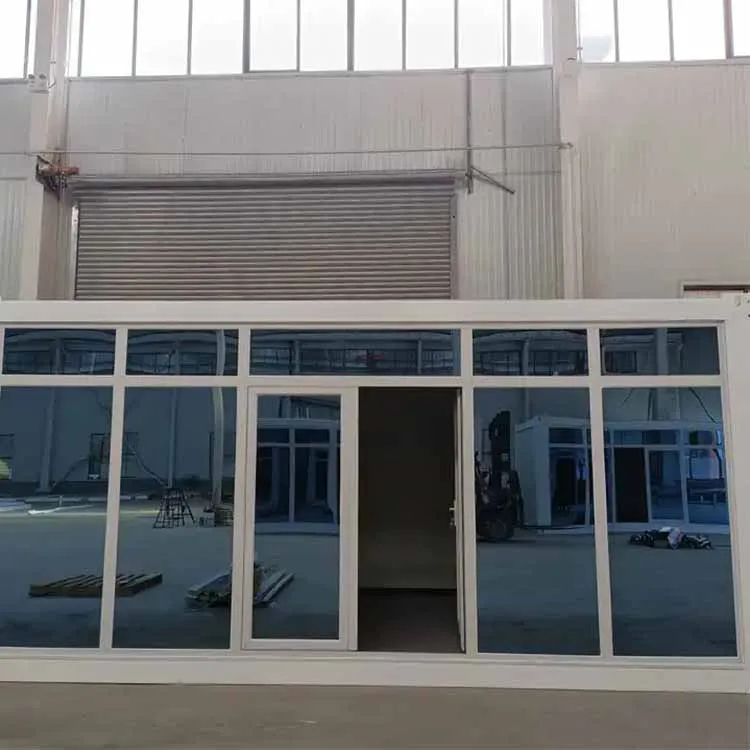 Prefab Glass House Fast Build Customized Modular Living Prefab House Glass Wall Container House For Living