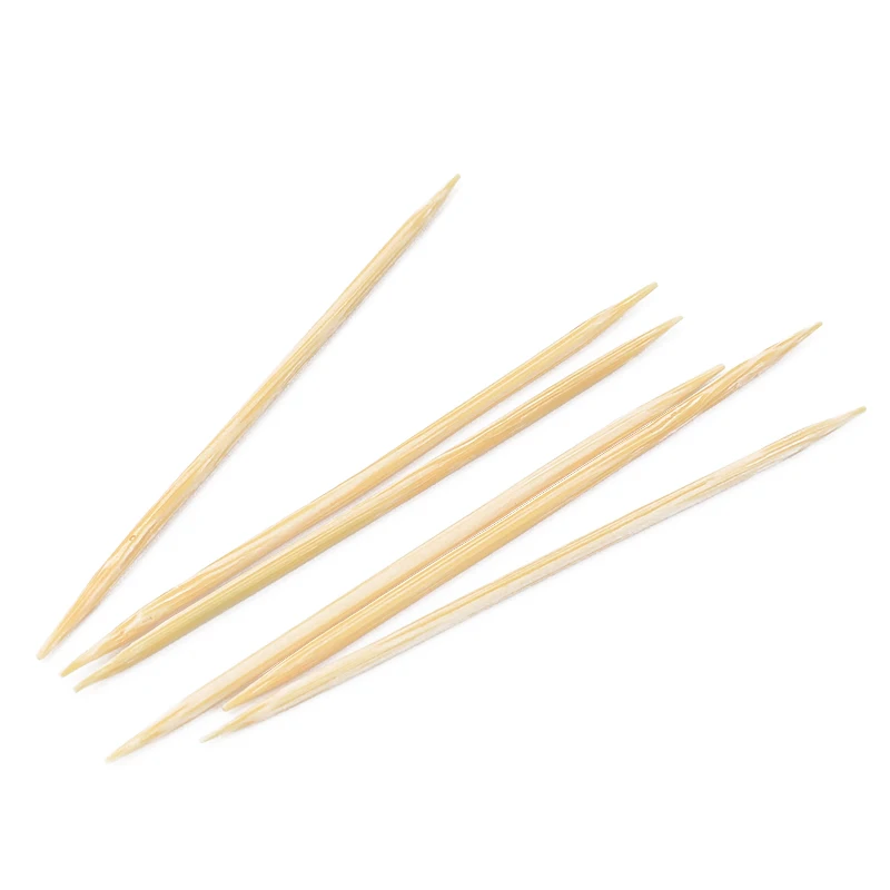 Household bamboo sticks for inserting fruits  disposable bamboo toothpicks for cleaning teeth