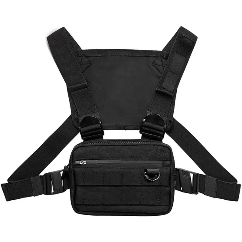 Custom men molle chest rig pouch tactical chest rig vest bag