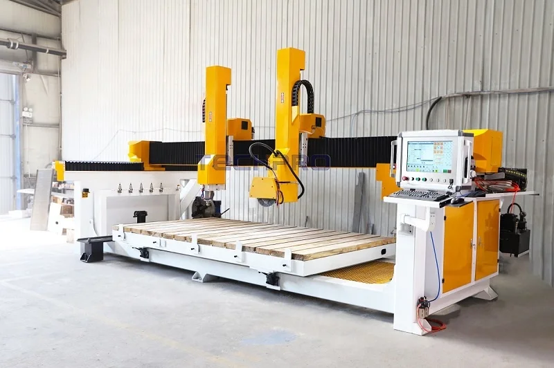 Best Price 4 Axis Saw Stone CNC Router Machine 3d Stone Marble CNC Sculpture Carving Machine with Rotary Device