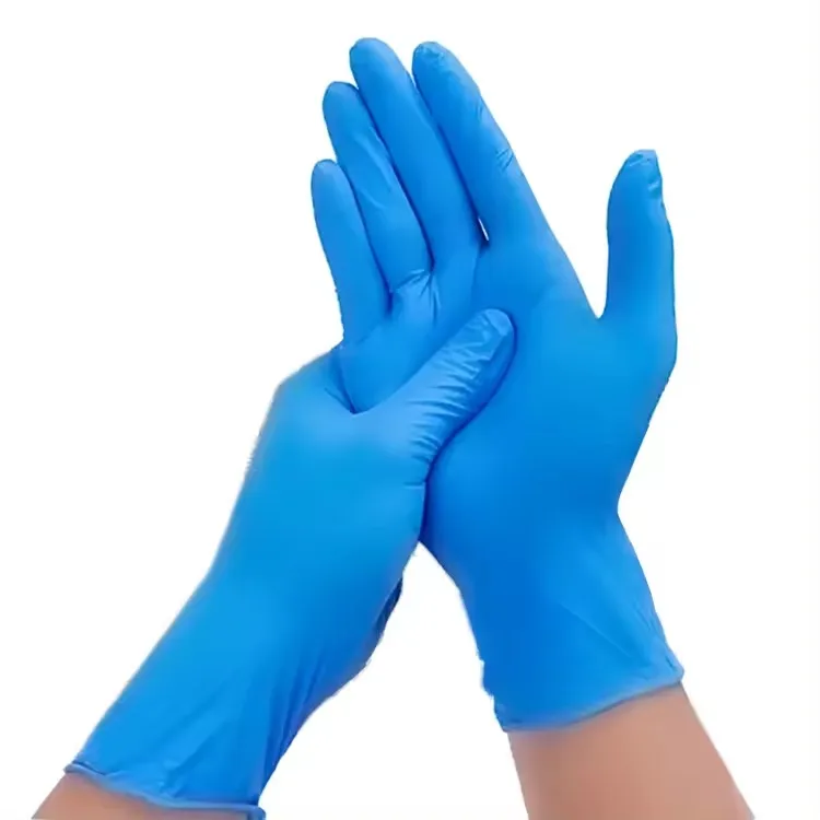 Wholesale Lab Medical Tattoo Examination Food Processing Beauty Salon Pet Care Waterproof Disposable Nitrile Gloves Powder Free
