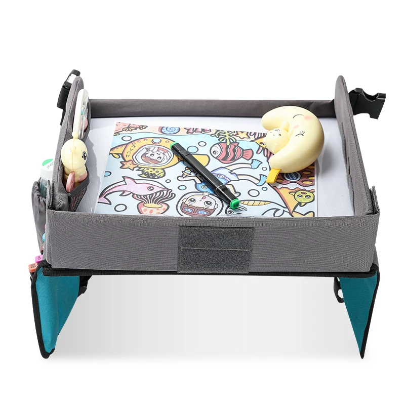 OEM Waterproof Kids Travel Tray with Tablet Holder for Kids CarSeat
