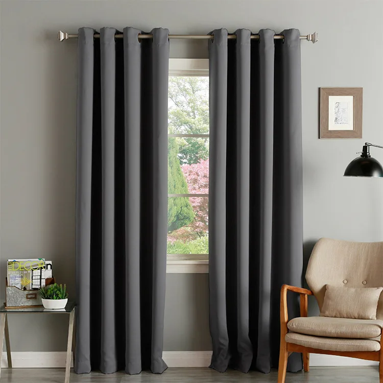 i@home New Style Best-selling Window Decoration Light Curtains Hotel Green Blackout Curtain