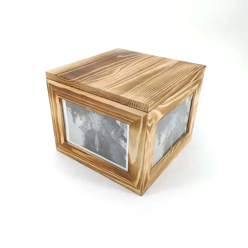Great sales good quality DIY Ecofriendly Wooden photo frame photo album box crafts for gift and decoration