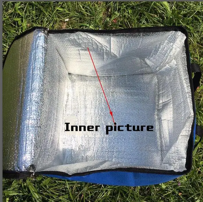 14 Inch Foldable Large Thermal Pizza Bag Thick Cooler Bag Insulated Pizza Storage Bag Fresh Food Delivery Container 45x45x40cm