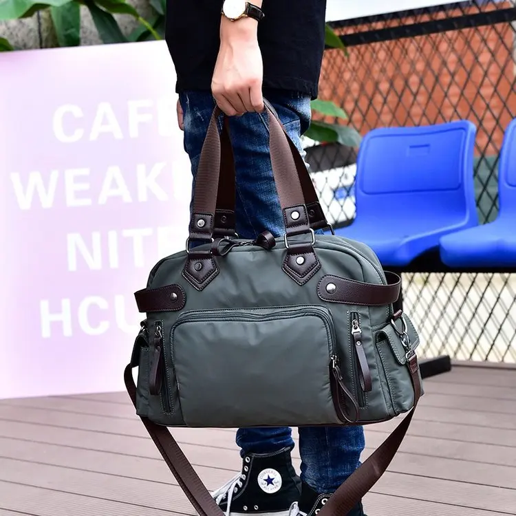 Wholesale valise men costume women car seat sneaker short waterproof nylon small travelling duffle bag for airplane