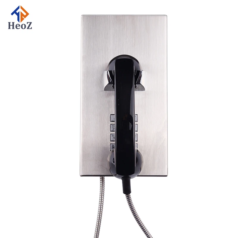 HeoZ High Quality Factory Price Analog IP POE OEM ODM Bathroom Public Phones
