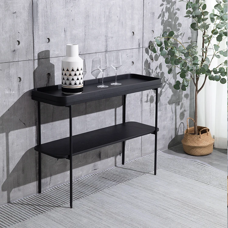 High Quality Contemporary Living Room Furniture Console Table Modern Black Console Table