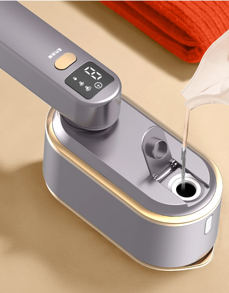 Portable Compact Travel Size Mini Steamer,180 degree Foldable Small Iron for Clothes,Handheld Steamer Dry and Wet Ironing