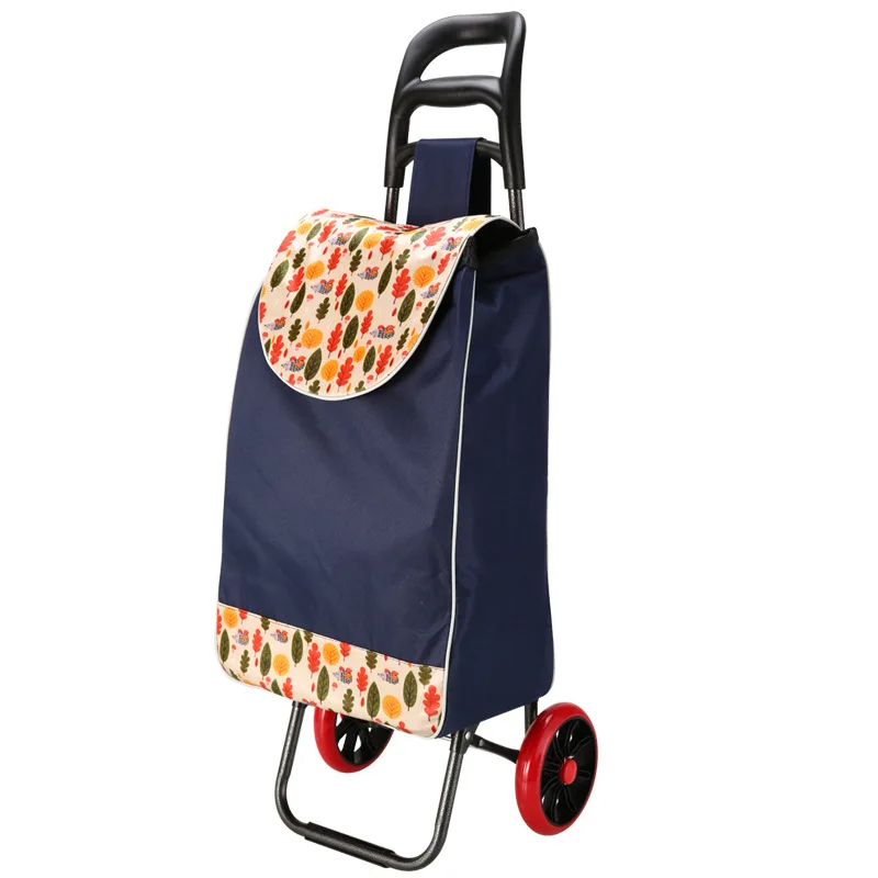 Popular factory price Trolley Shopping Cart Trolley Grocery Bag Foldable Cart Trolley
