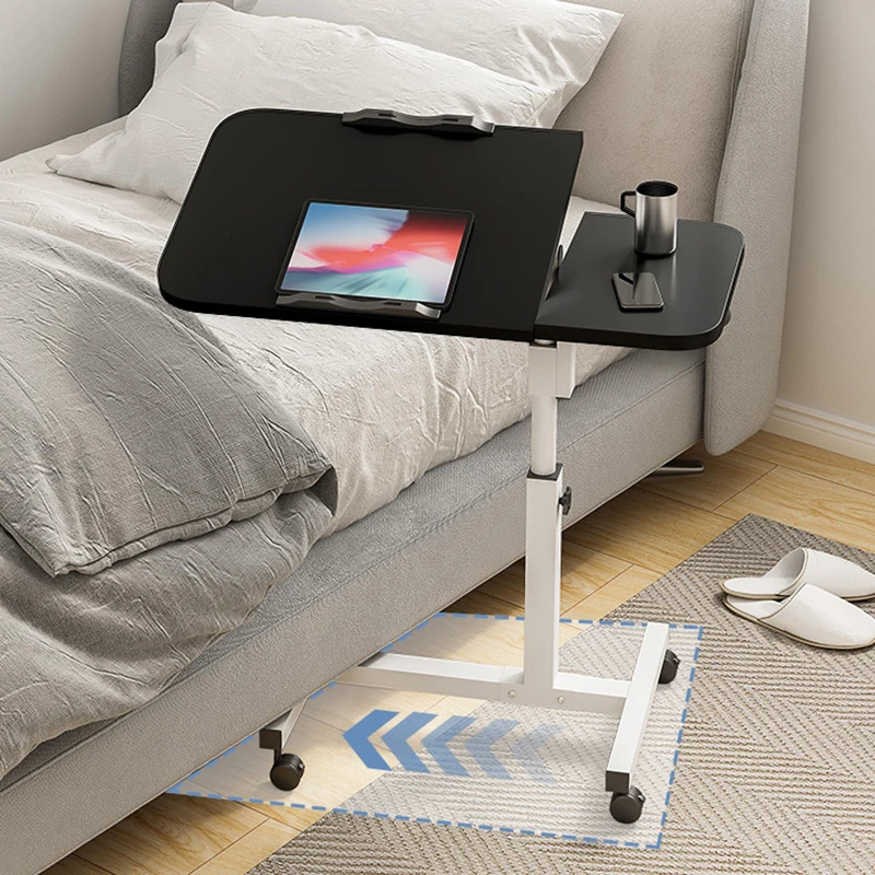 Wholesale medical hospital dinning table manual lift multipropose medical adjustable height bedside table modern luxury