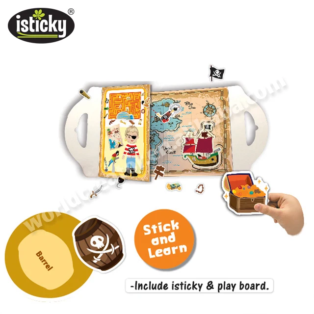 isticky TPE sticker, kids learning game sticker,scene game sticker for educational toys
