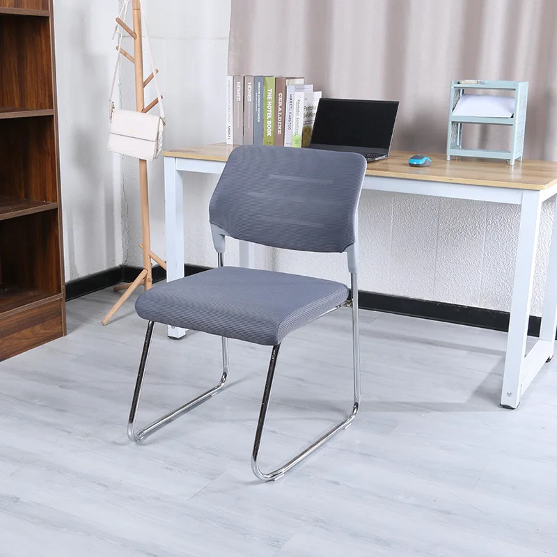 Wholesale cheap mesh metal base armless training meeting room mesh stackable office chair