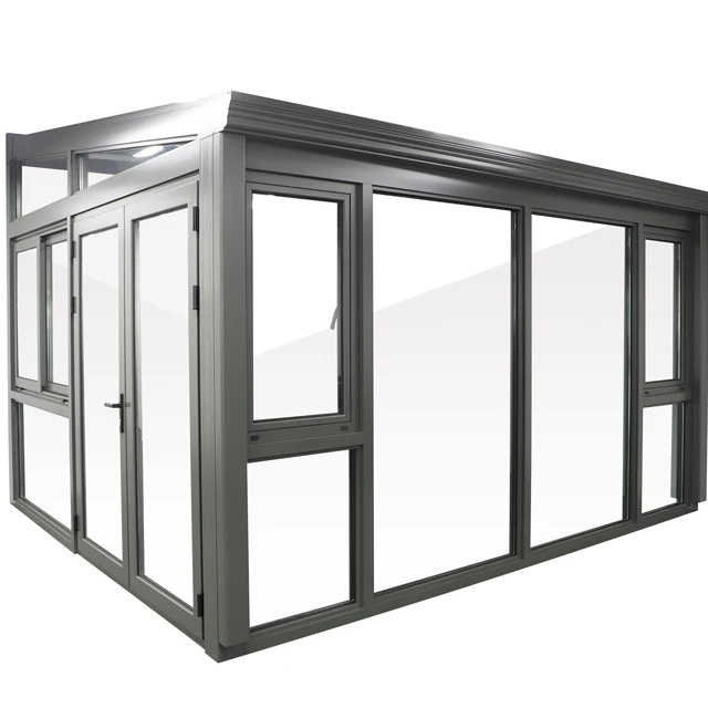 Wholesale Price Sun Room Winter Garden Glass Roof Edwardian Design Install Easily 4 Season Sunroom