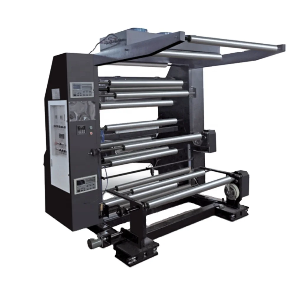 
Two Colors High Speed Flexo Printing Machine Flexographic Printer Letterpress ONE Meter 600MM-1600MM OPTIONAL Provided Included 