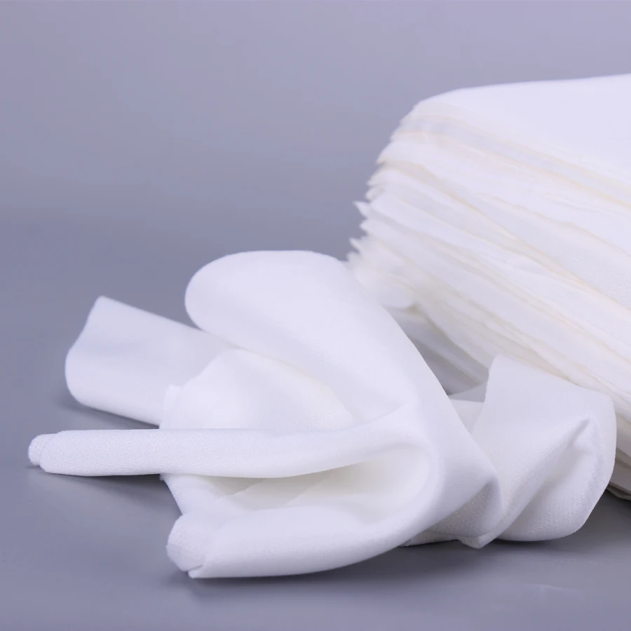 OEM Cold cut straight grain Cleanroom wipers microfiber cloth 100g Clean Room Wipes OEM