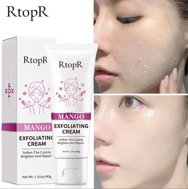 Face Exfoliating Cream Skin Care Whitening Moisturizer Repair Facial Scrub Cleaner Acne Blackhead Treatment Remove Face Cream