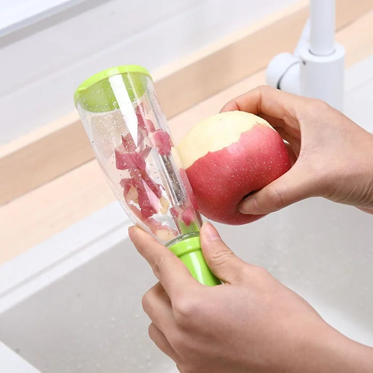Multifunctional Storage Type Fruit And Vegetable Peeler Kitchen Ware Peeler Fruit Peeler Household Apple Peeling Knife