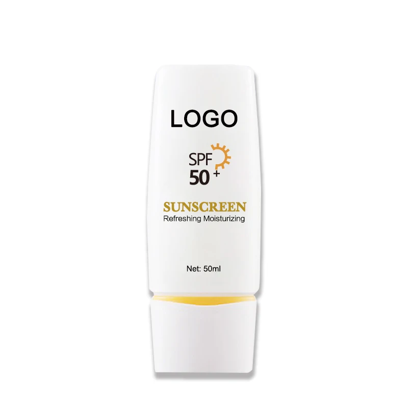 OEM Facial Anti Sunburn Sunblocking Foundation Sunscreen Lotion Private Label SPF 50+++ Face Body Whitening Sunscreen Cream
