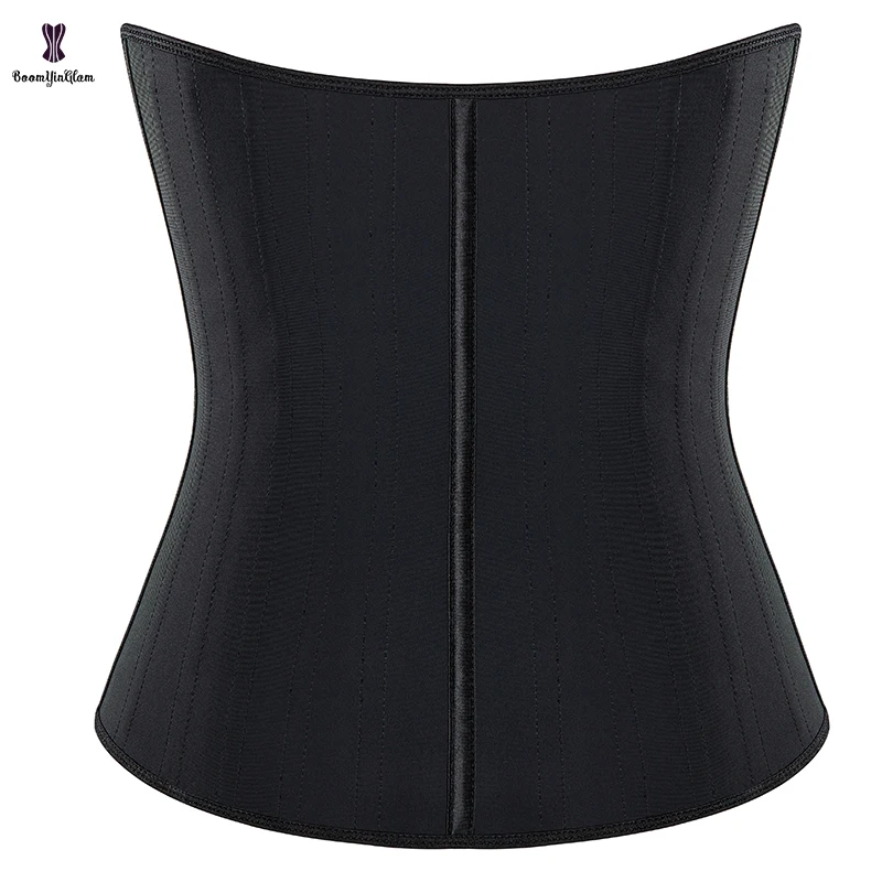 Weight Loss High Compression Belt Belly Flat Sheath 21 Steel Bone Waist Trainers Perforated Latex Underbust Corset For Women