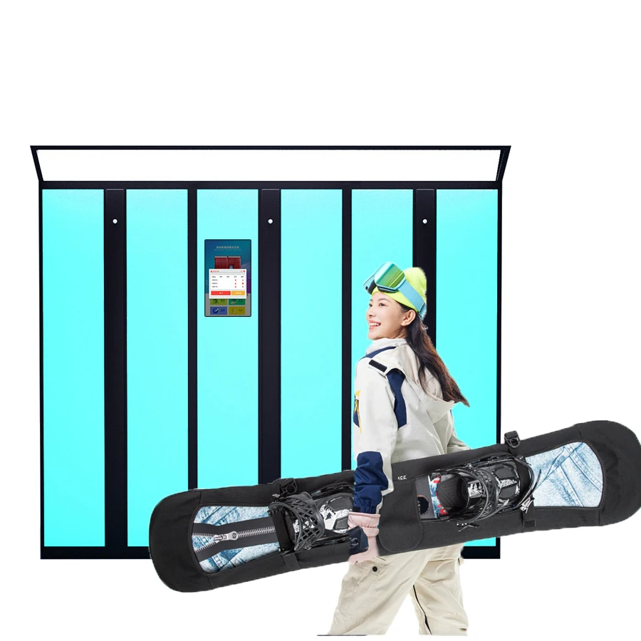 Smart locker for rental business with integrated circuits bike ski locker vending machine
