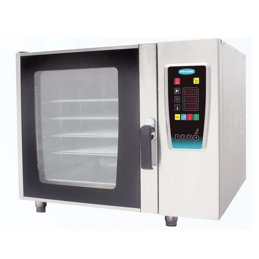 Commercial Microcomputer automatic program controlled Multifunctional Electric Steamer Convection Oven