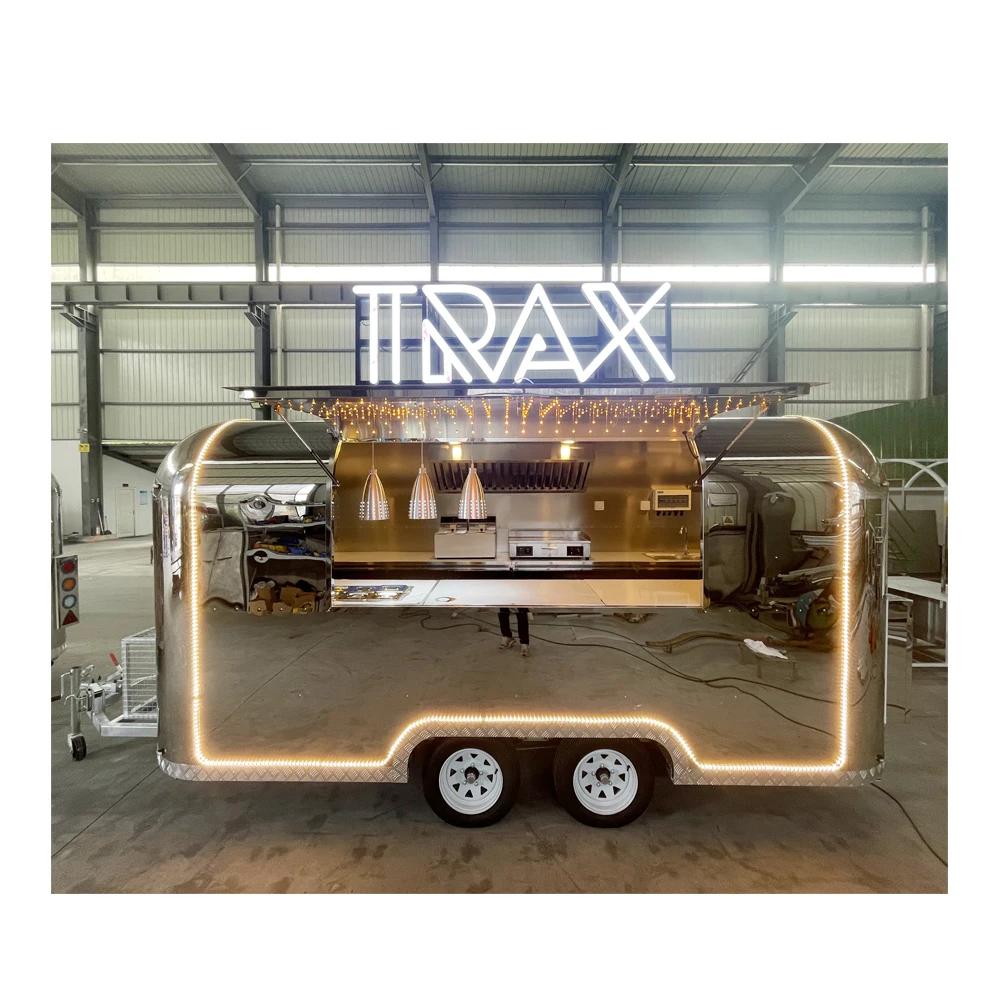 Seaside Airstream Food Truck Ice Cream Cart Taco  Food Trailer Mobile Food Truck With Full kitchen For Sale UK