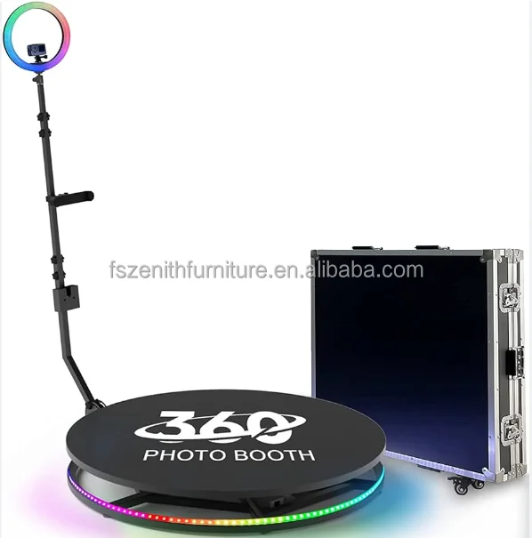 Party Supplies Portable Selfie 360 Degree Spinner Platform Business Automatic Manual Photo Booth