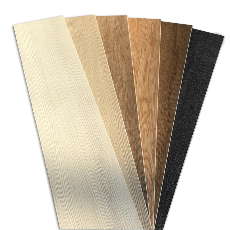 Modern Indoor Aba Ixpe Composite 3d Deep Embossed Luxury Plastic Interlocking Wood Texture Spc Vinyl Flooring