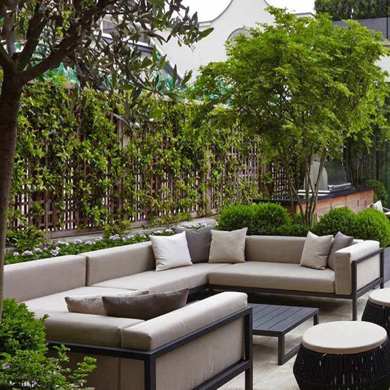 Nordic Outdoor Sofa Tea Selection Court Best Garden Living Room Outside Booth Terrace Aluminum Furniture