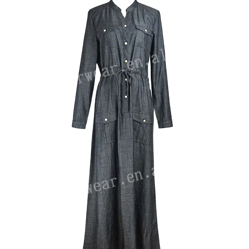 
Zakiyyah 887-2 Plus Size Women Dress Muslim Fashion Clothing Arabic Dubai Modern Design Abaya 
