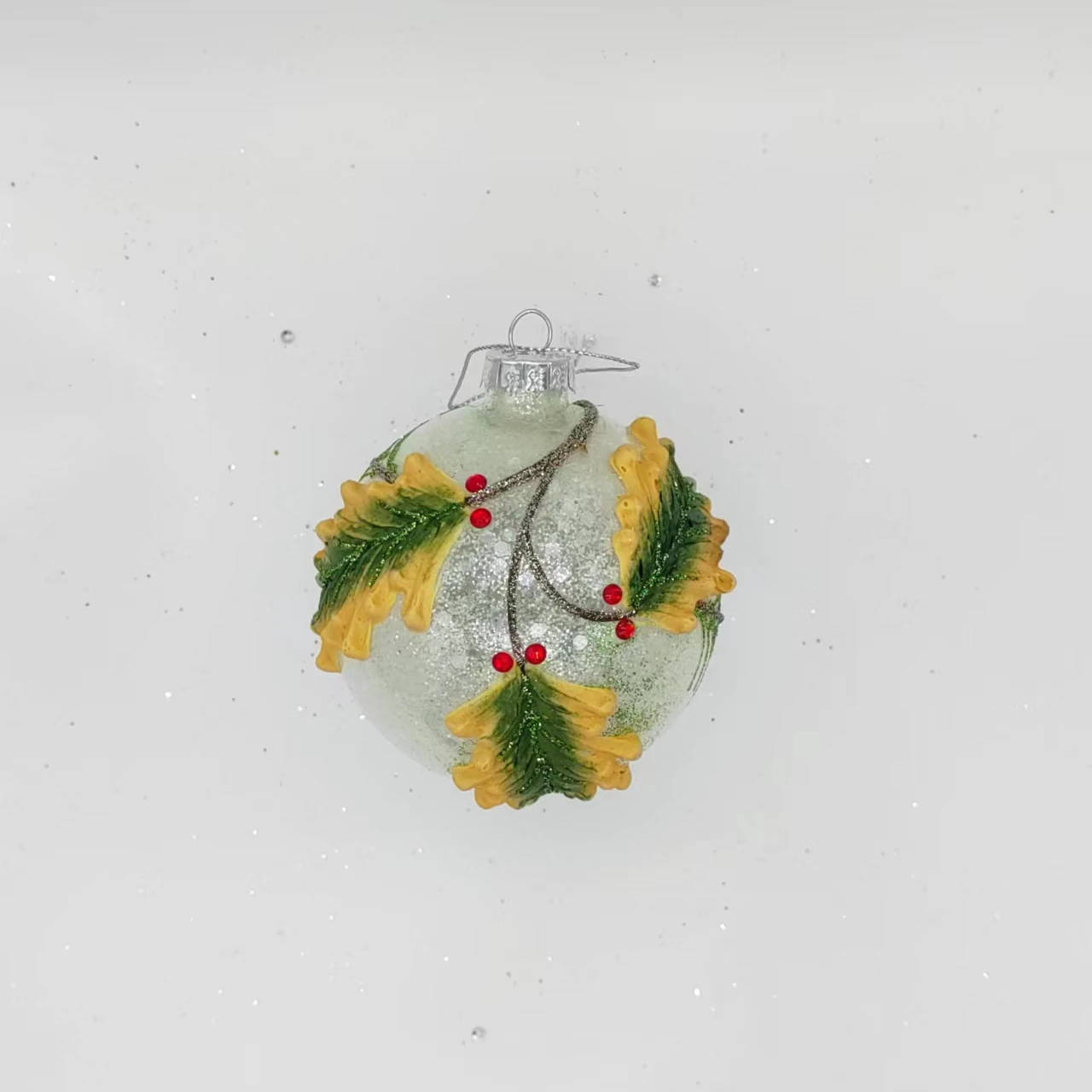 Christmas Ball Sublimation Blank Christmas Ornament Transparent Plastic Flat Ball 10CM Sublimation Christmas Ornaments